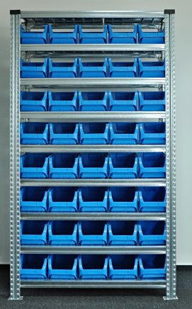 Rack with plastic boxes 877851017_VAR_2 - 1