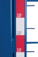 Double-sided shelving trolley with 24 support arms (2 models) - 2