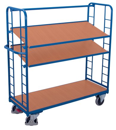 Storied trolley with sloping shelves sw-540.201 - 1