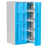 Workshop cabinet with sliding doors and NC frames VSD2 - 1