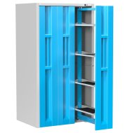 Workshop cabinet with sliding doors and shelves VSD1 - 1
