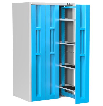 Workshop cabinet with sliding doors and shelves VSD1 - 1