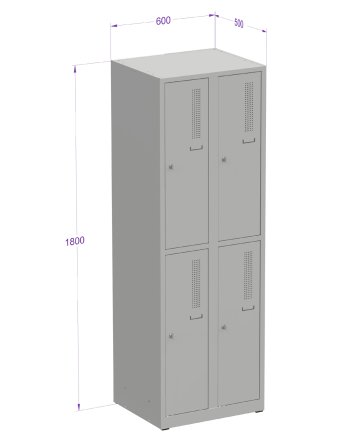 Wardrobe with split doors A82324W.2.09.2.4 - 2