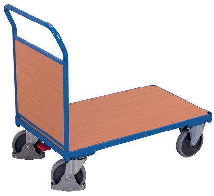 Platform trolley with one wooden filling sw-500.102, sw-600.102, sw-700.102, sw-800.102 (4 models) - 1