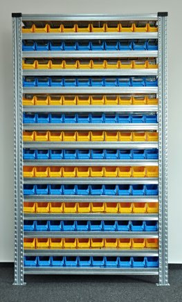 Rack with plastic boxes 877851019_VAR_4 - 1