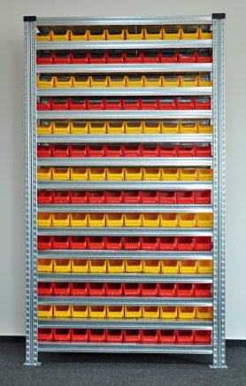 Rack with plastic boxes 877851019_VAR_5 - 1