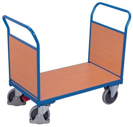 Platform trolley with two wooden fillings sw-500.202, sw-600.222, sw-700.202, sw-800.202 (4 models) - 1