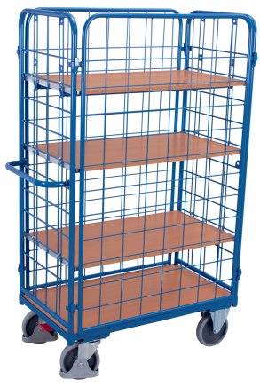 Shelf trolley with four wire fillers sw-500.311, sw-600.311, sw-700.311, sw-800.311 (4 models) - 1