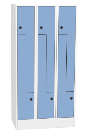 Wardrobe with HPL doors type SZS 33AH - 1