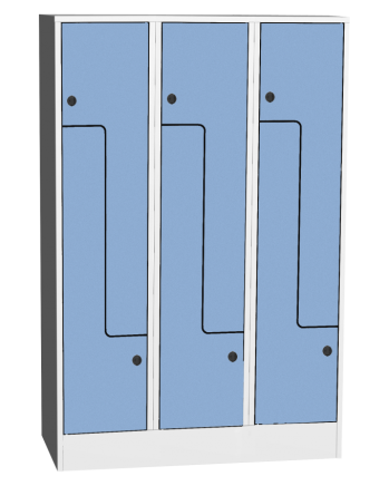 Wardrobe with HPL doors type SZS 43AH - 1