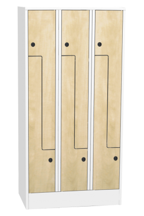 Wardrobe with laminate doors type SZS 33AL - 1