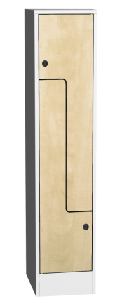 Wardrobe with laminate doors type SZS 41AL - 1