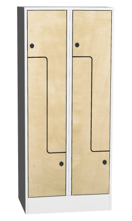 Wardrobe with laminate doors type SZS 42AL - 1