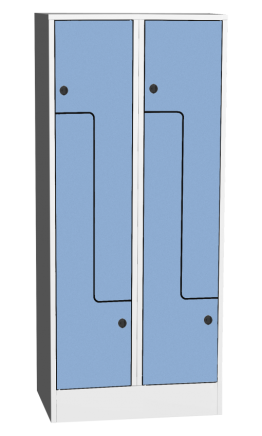 Wardrobe with HPL doors type SZS 42AH - 1