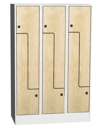 Wardrobe with laminate doors type SZS 43AL - 1