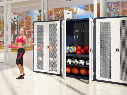 Metal cabinet SBM 212 for sports equipment - 3