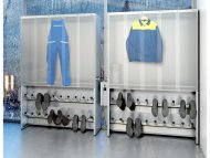 Cabinet for drying clothes and shoes, width 1515 mm - 6