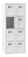 Metal wardrobe with reduced height MSum 324S width 600 mm - 1