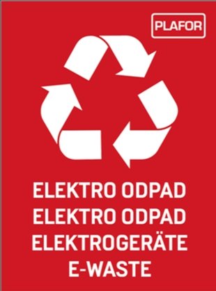Plastic trash can QUATRO 707-03 - 2