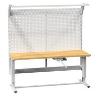 Crank adjustable table with extension (2 models)
