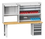 The pedestal of the cabinet of the work table superstructure 1500 mm - 2