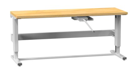 Adjustable table 20ERGO9 - width 2500 mm - 1