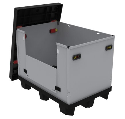 TPS pallet folding box - 1