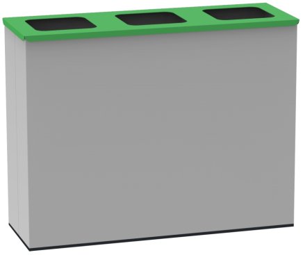 Waste metal bin KOS 1294 complete - 1