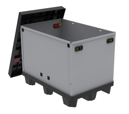 TPS pallet folding box 1210 (2 models) - 1