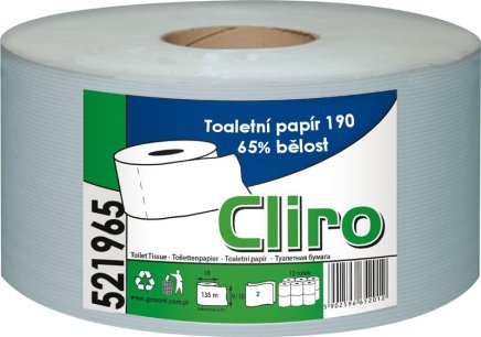 Toilet paper Jumbo Cliro 190 6 pieces - 1
