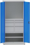Workshop cabinet with divided drawers and shelf - 1