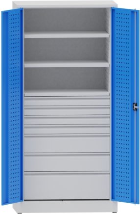 Workshop cabinet with drawers - 1