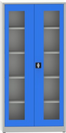 Metal filing cabinet with Plexiglas glass door (15 models) - 1