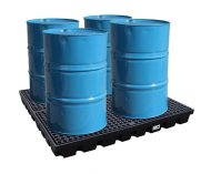 Catching platform for four 200l barrels - 1