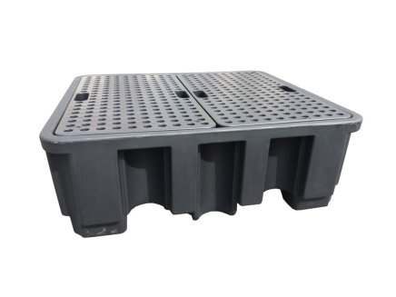 Catch basin for four 200 l barrels, catch volume 450 l - 1