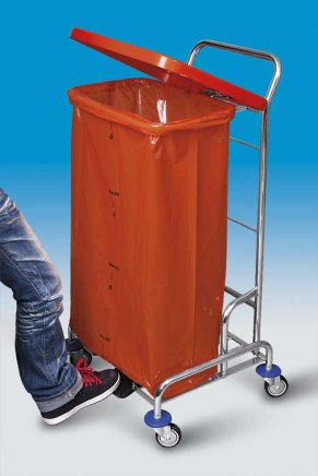 Trolley for sorting waste and laundry PEDALBAG I. without bag (5 models) - 1