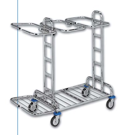 Waste and laundry sorting cart Kombi - 1