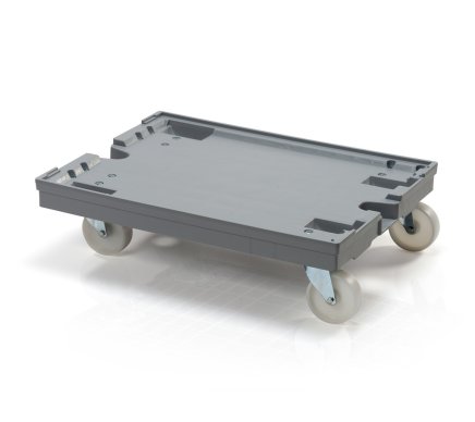 Chassis under crates for larger loads - 4 swivel wheels - 1