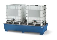 Catch basin on classic-line legs for 2 IBC tanks - 1