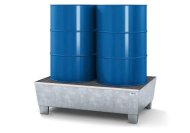 Catch basin on classic-line legs for 2 barrels - 1