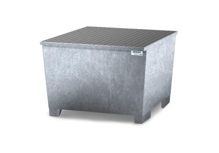 Catch basin on classic-line legs for 1 IBC tank - 1
