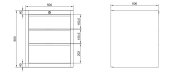 Hanging desk drawer container DUK_03_A - 6
