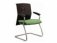 Conference chair on a flexible frame