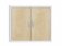 Sheet metal cabinets with laminate doors