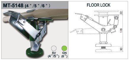 Standing fixed foot MT-5148GN - 1
