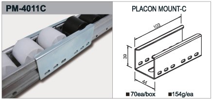 Roller track holder type PM-4011C - 1
