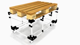 Trolley on a Europallet