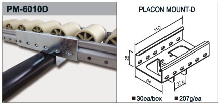Roller track holder type PM-6010D - 1