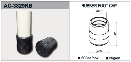 Rubber tip type AC-3829RB - 1
