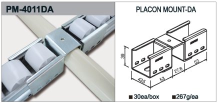 Roller track holder type PM-4011DA - 1